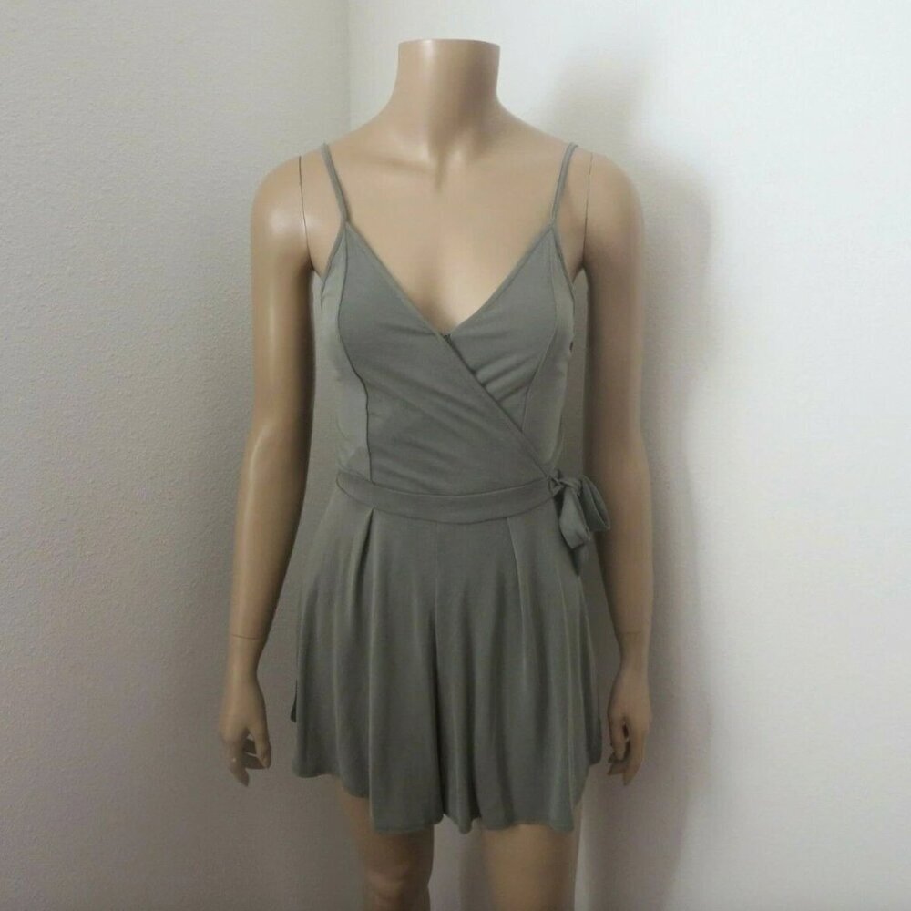 NWT Abercrombie & Fitch Womens Olive Green Romper Size XS Jumper